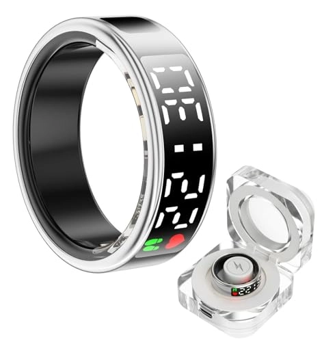 Smart Ring Health Tracker - LED Display IP68 Waterproof