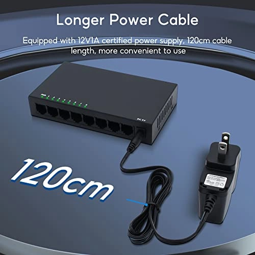 8 Ports*Gigabit 8-ports