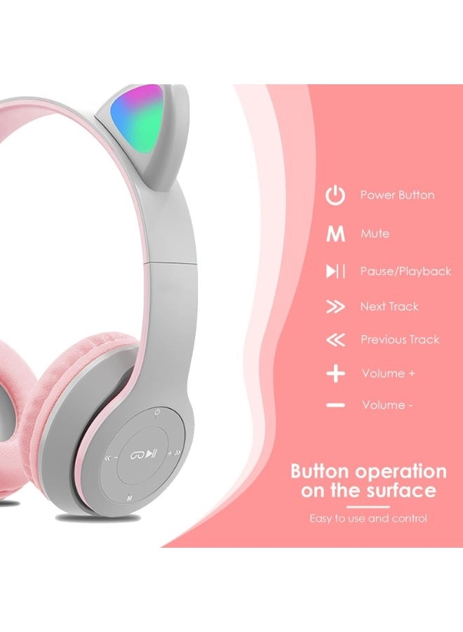 Cat Ear Headphones Wireless Headphone