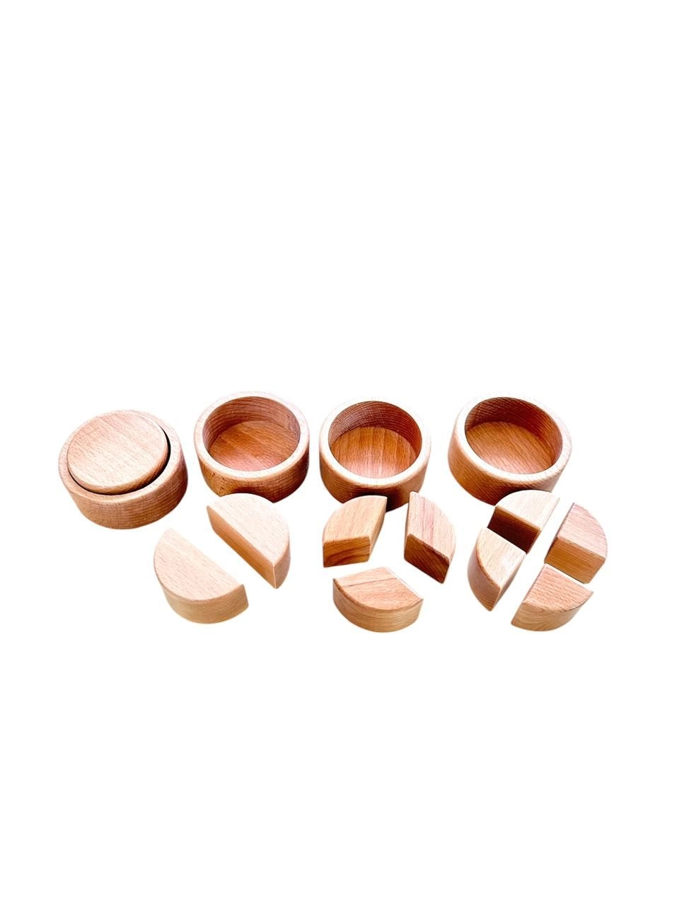 Fraction Cups Circle - Suitable for 3 years and above 14 Pcs