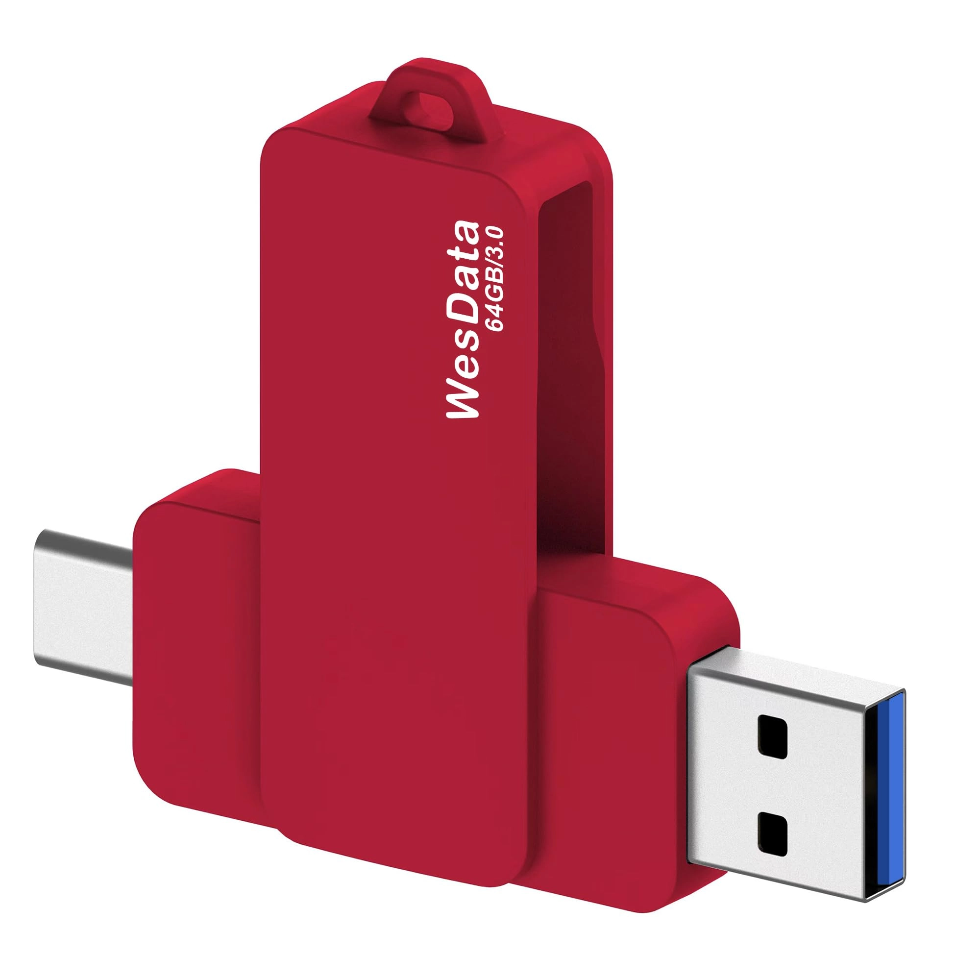 WesData WDUSB06 - USB 3.0 64GB USB A and USB C