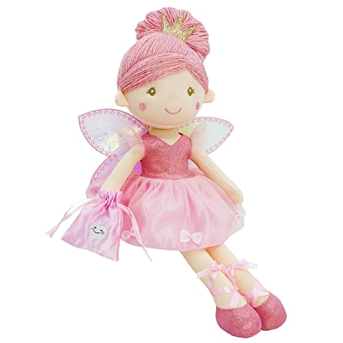 Tooth Fairy Doll Anastasia 43.18 cm Plush - Pink Outfit Wings