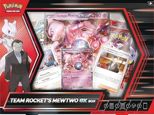 Destined Rivals Mewtwo ex Box - Foil promo Mewtwo ex 4 booster packs