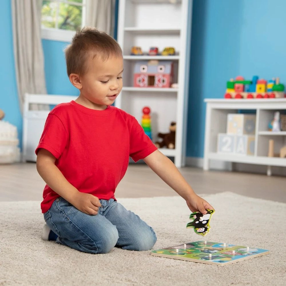 Farm Peg Puzzle - 2 years+ 8 pieces