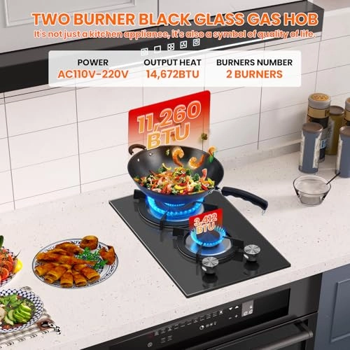 RQZ-Glass-UK Gas hob