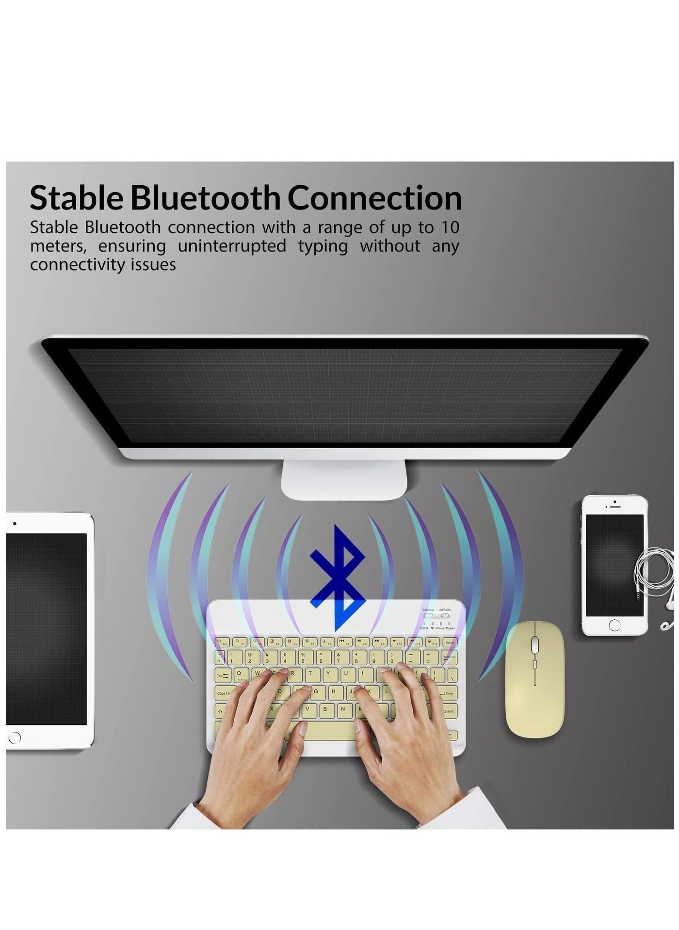 Keyboard and Mouse Combo - US Wireless