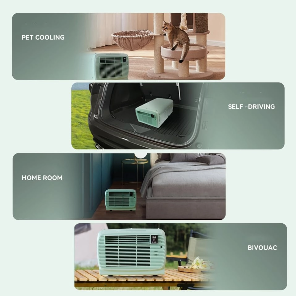 Portable Mobile Tent Air Conditioner - 1200w/1400w