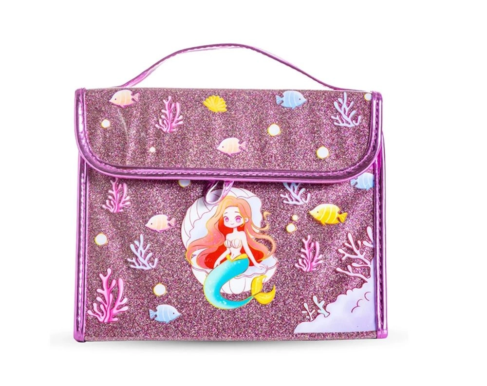 Art Supplies Carrying Case - 82 Pcs colored pencils crayons watercolors markers