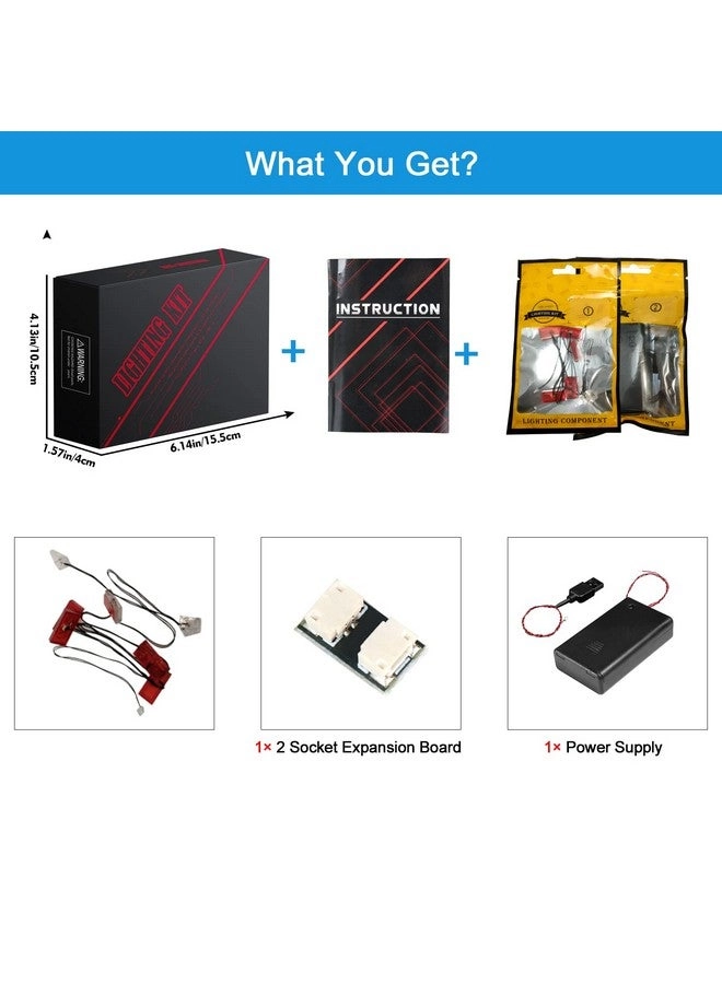 Led Light Kit for LEGO Speed Champions Porsche 963 76916