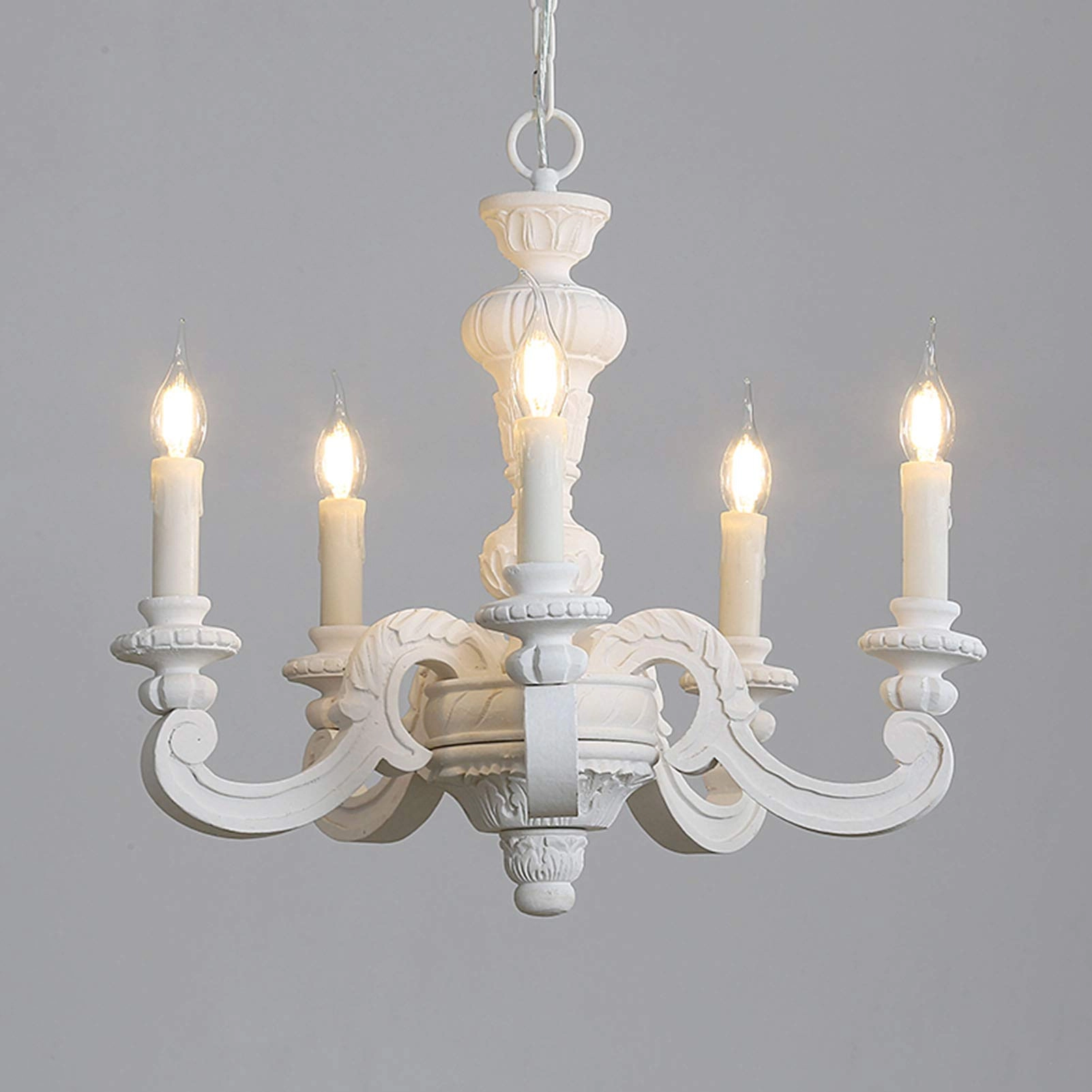 American vintage candle chandelier