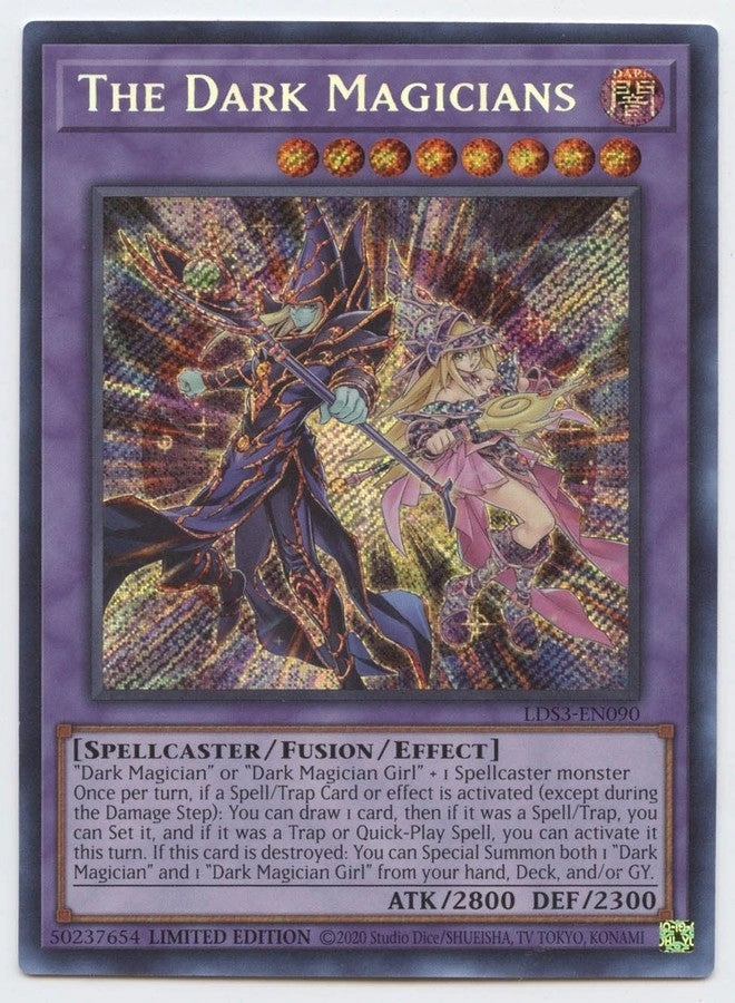 Yu-Gi-Oh! The Dark Magicians - LDS3-EN090 - 1st Edition Secret Rare