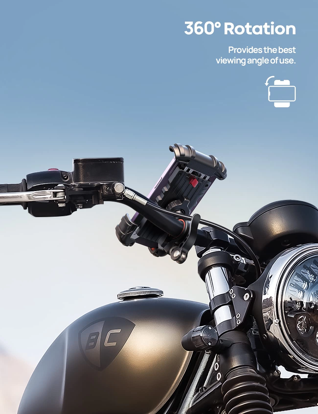 BM02-Y - Adjustable Handlebar Mount