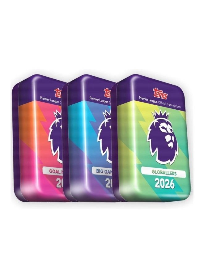 Topps Premier League 2025/2026 Collectible Football Trading Cards - 129pcs Bundle