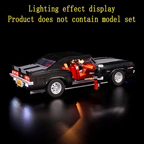 LED Light Kit Compatible with LEGO Chevrolet Camaro Z28 - for 10304