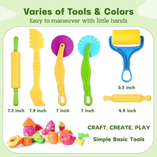 Clay and Dough Tools - 6 Pieces