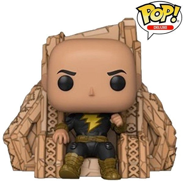 FUNKO POP! Deluxe Movies: DC Black Adam - Black Adam on Throne
