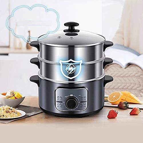 ThreeLayer Electric Steaming Pot