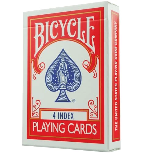 Bicycle 4 Indices - 56 cartes red Rider Back