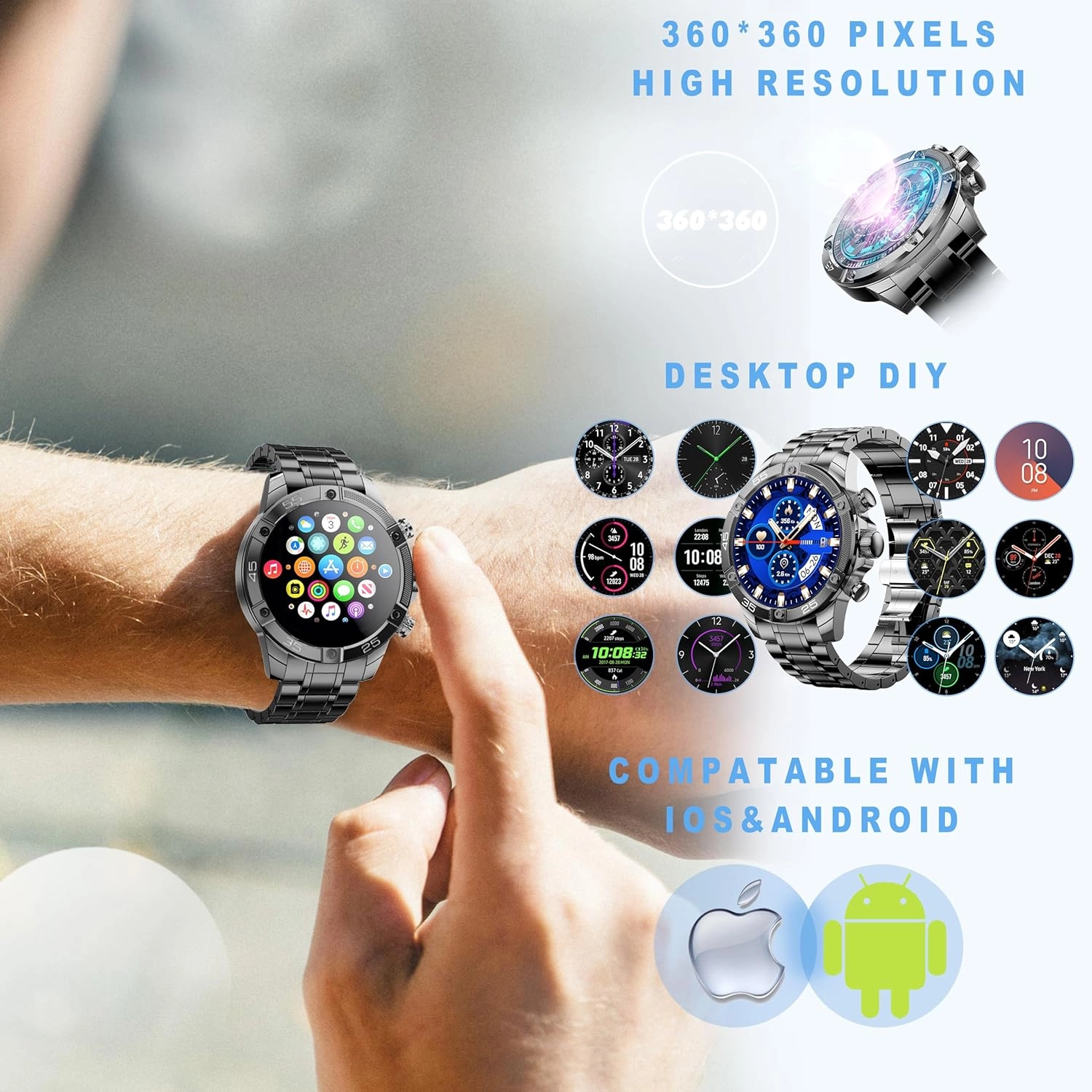 Waterproof Fitness Watch