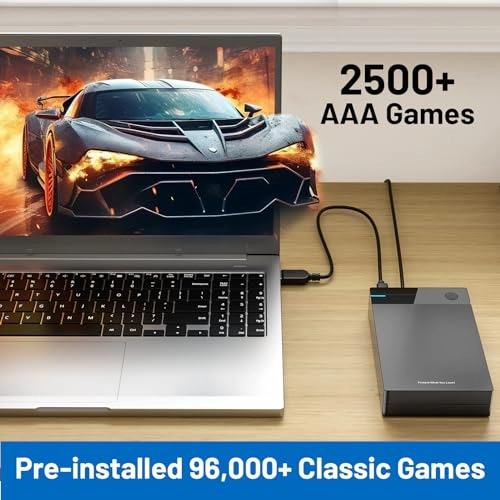 Retro Gaming Hard Drive - 7200 RPM 12TB 3.5-inch HDD