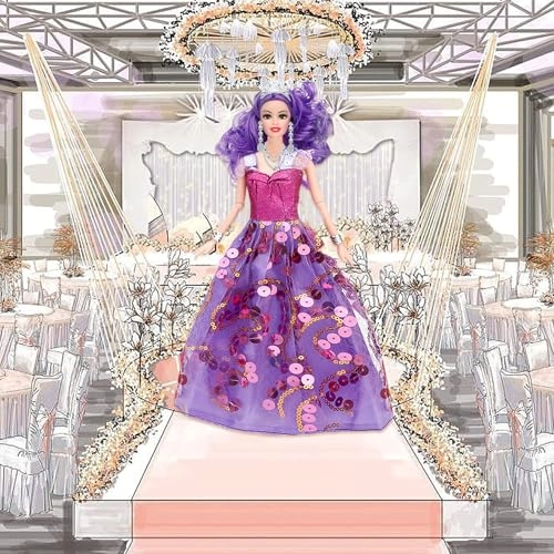 Princess Girl Doll - 12 Inch 5 Pieces Set