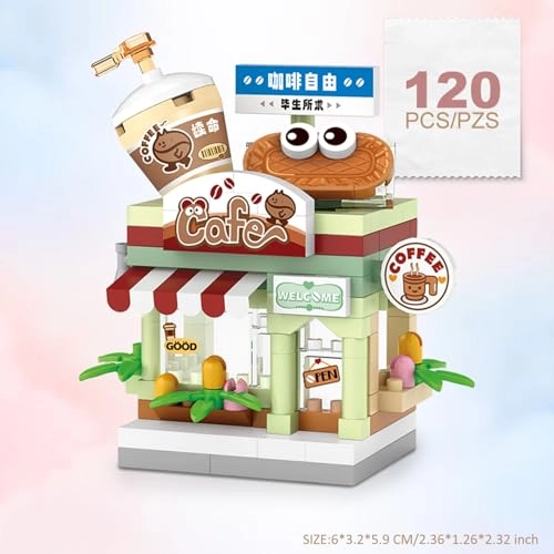 Pet Shop - 120 pcs + Coffee Shop - 120 pcs + Fruit Shop - 120 pcs + Sweet Shop - 150 pcs