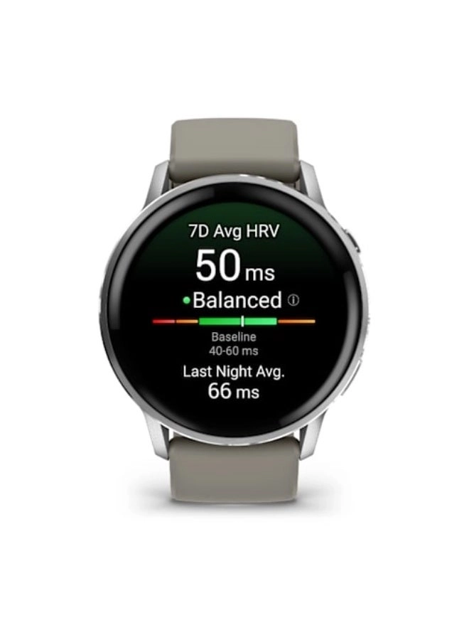 Venu 4 45mm Stainless steel and fiber-reinforced polymer GPS