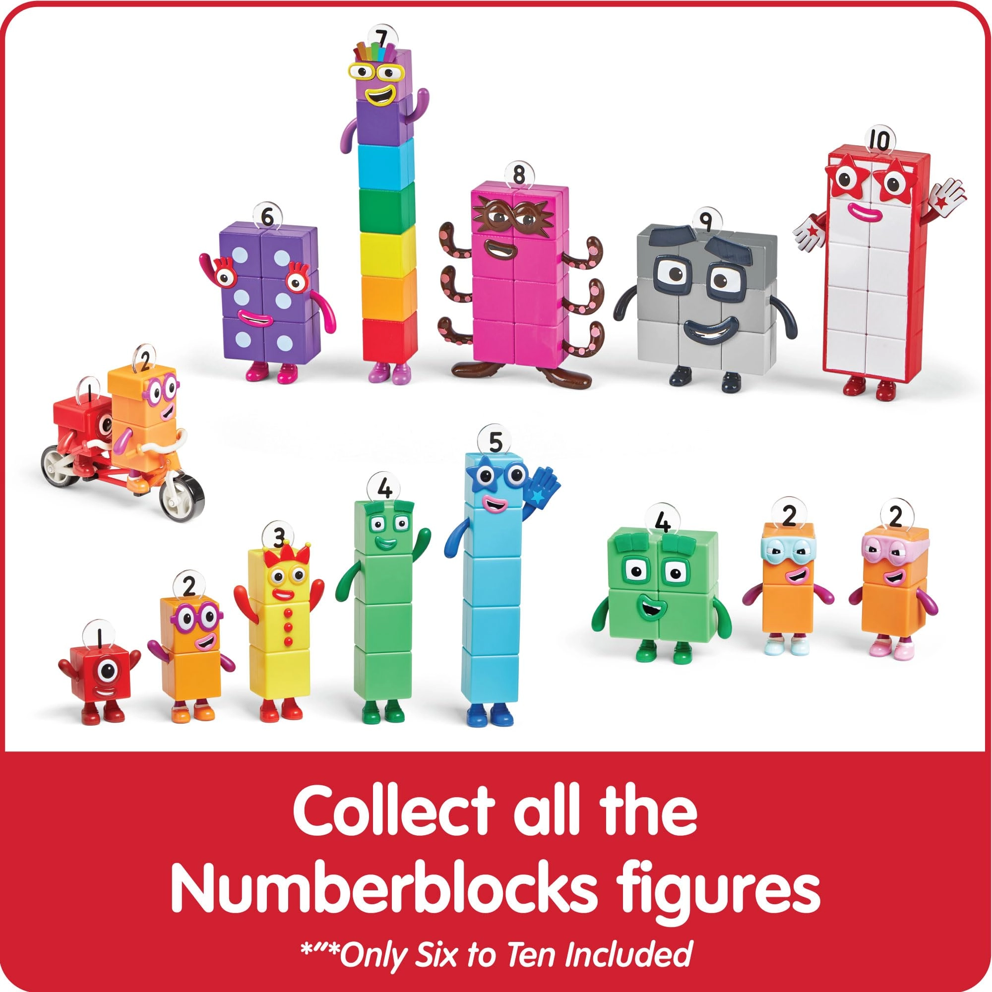 Numberblocks Friends Six to Ten