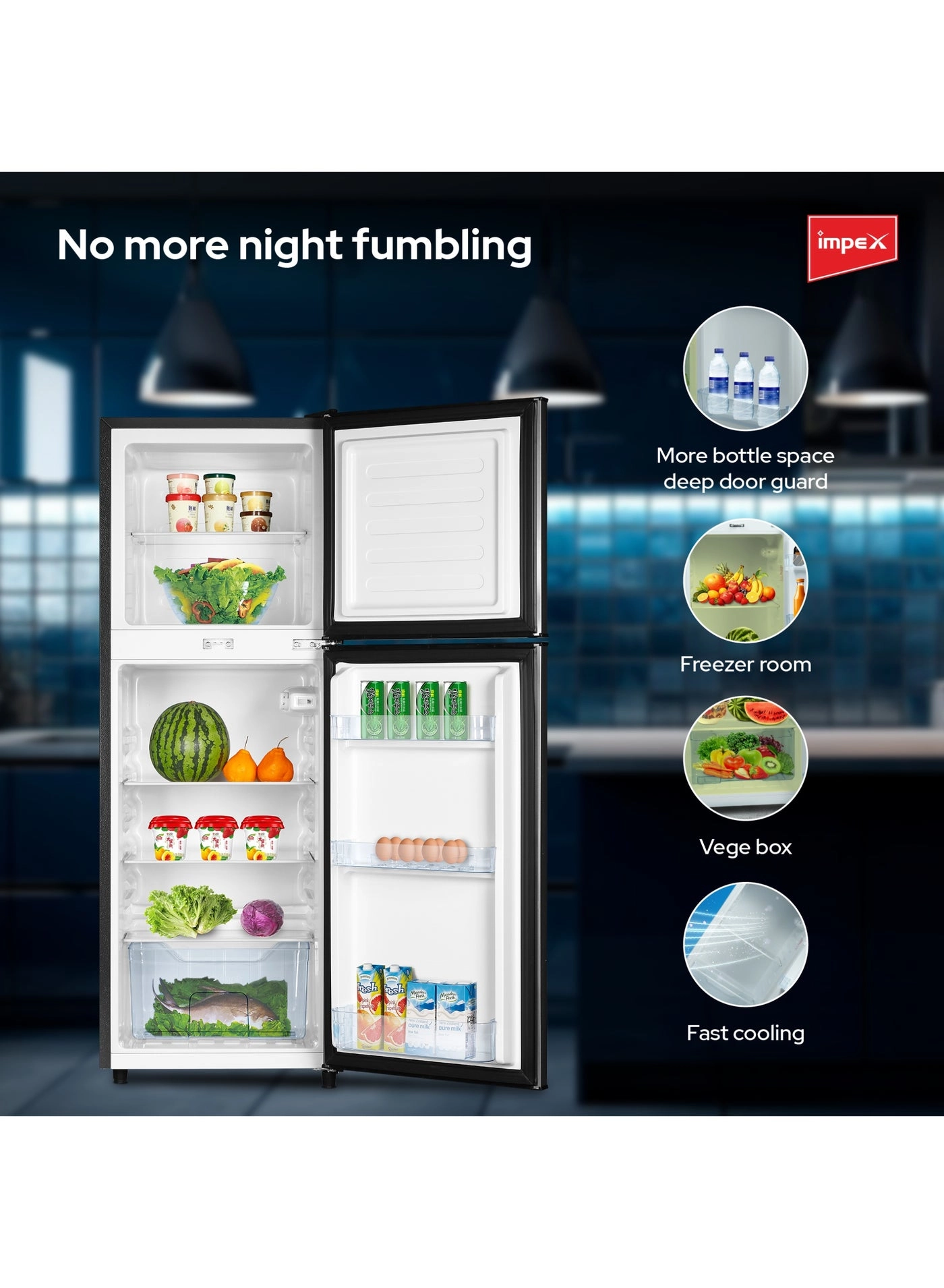 Front Load Washing Machine + Double Door Refrigerator