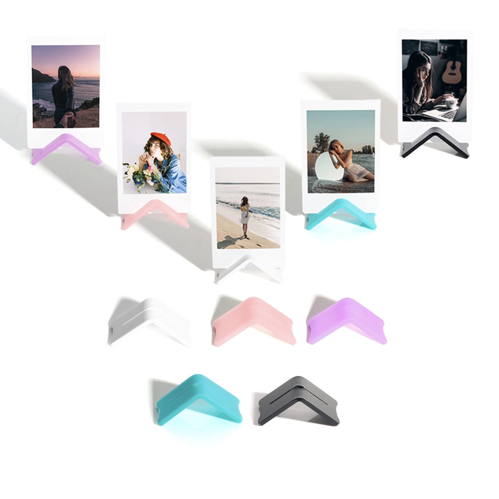 Stand Photo Picture Frame - 5pcs Plastic