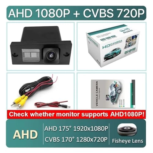 Rear View Parking Camera - Night Vision 1080p/720p