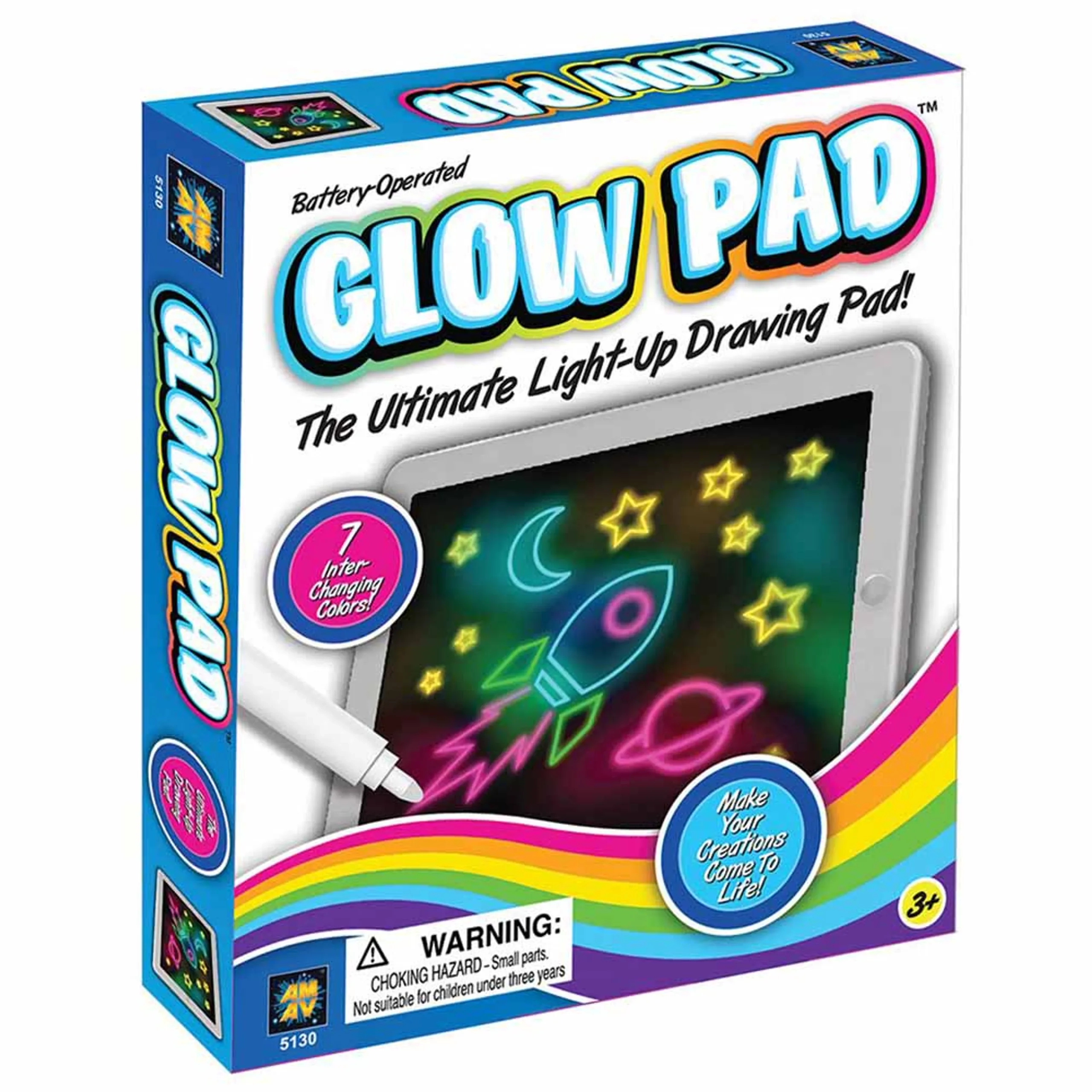 Glowing LCD Erasable Doodle Board - 3+ years