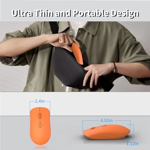Ergonomic Optical Mouse - USB Wireless