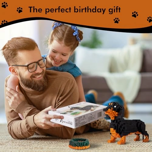 Dachshund Micro Building Block Set (6618-2)
