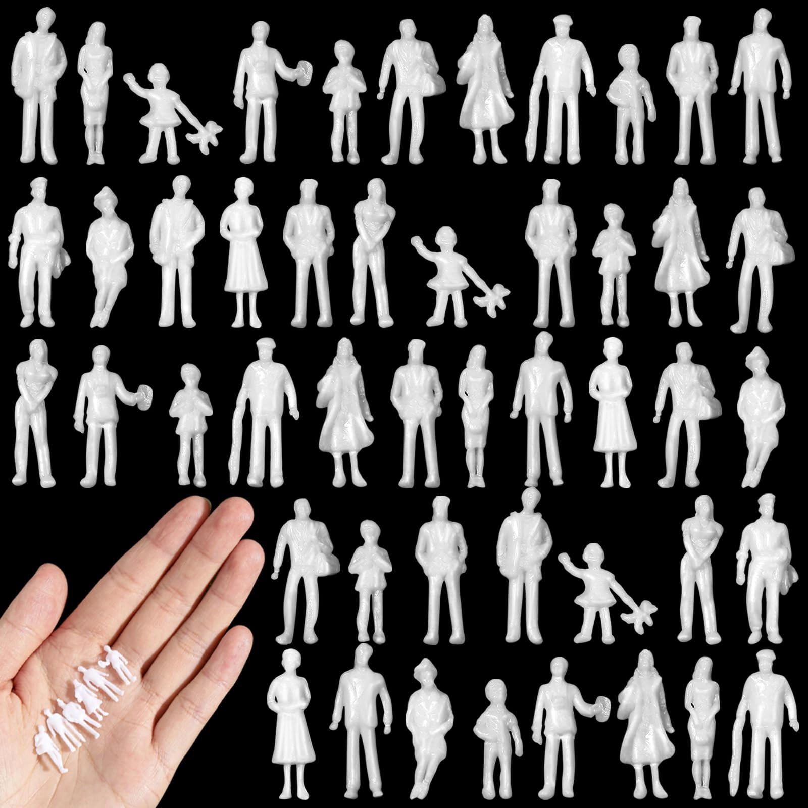 Namalu Mini People Figures - 50pcs 1:100