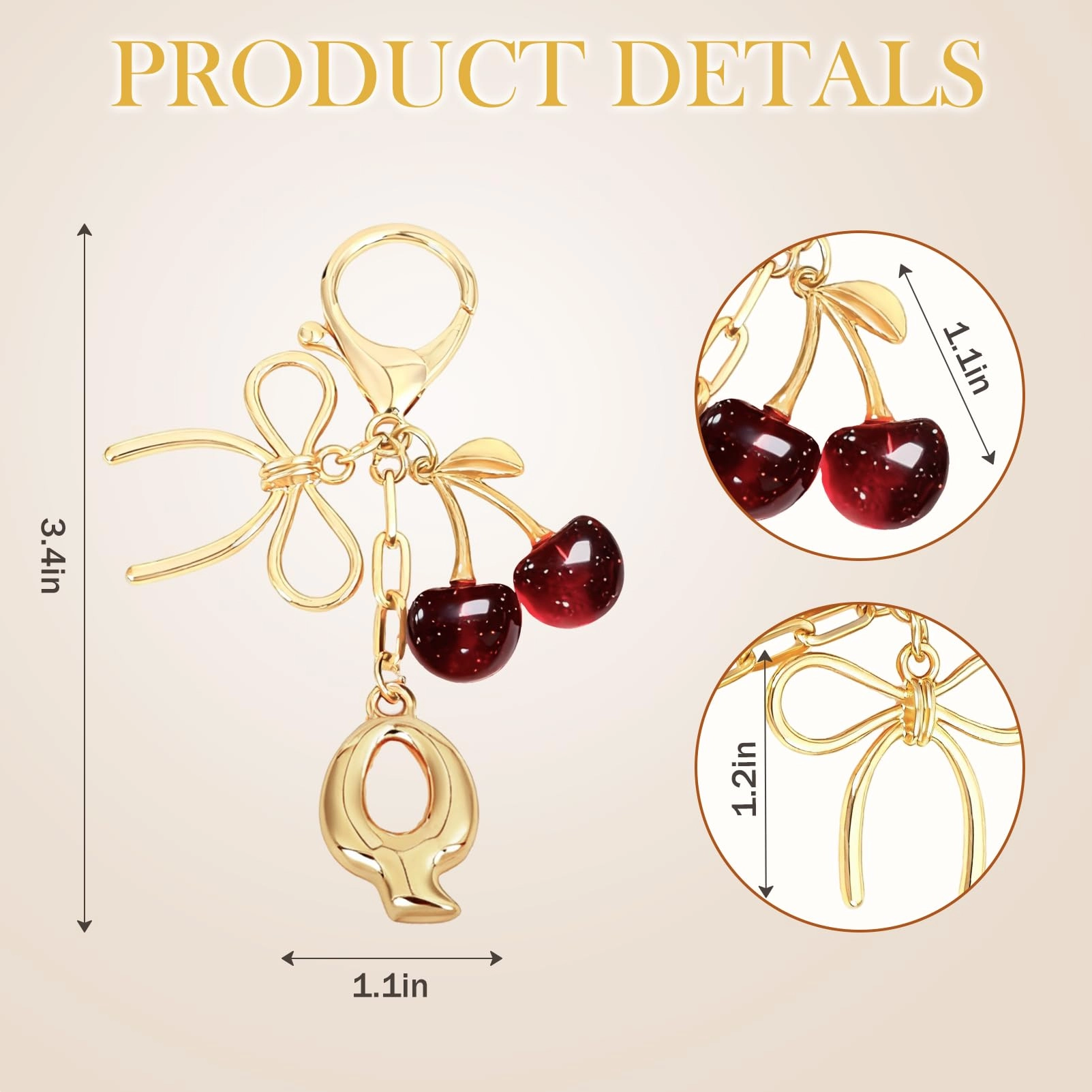 Initial P Keychain - Letter