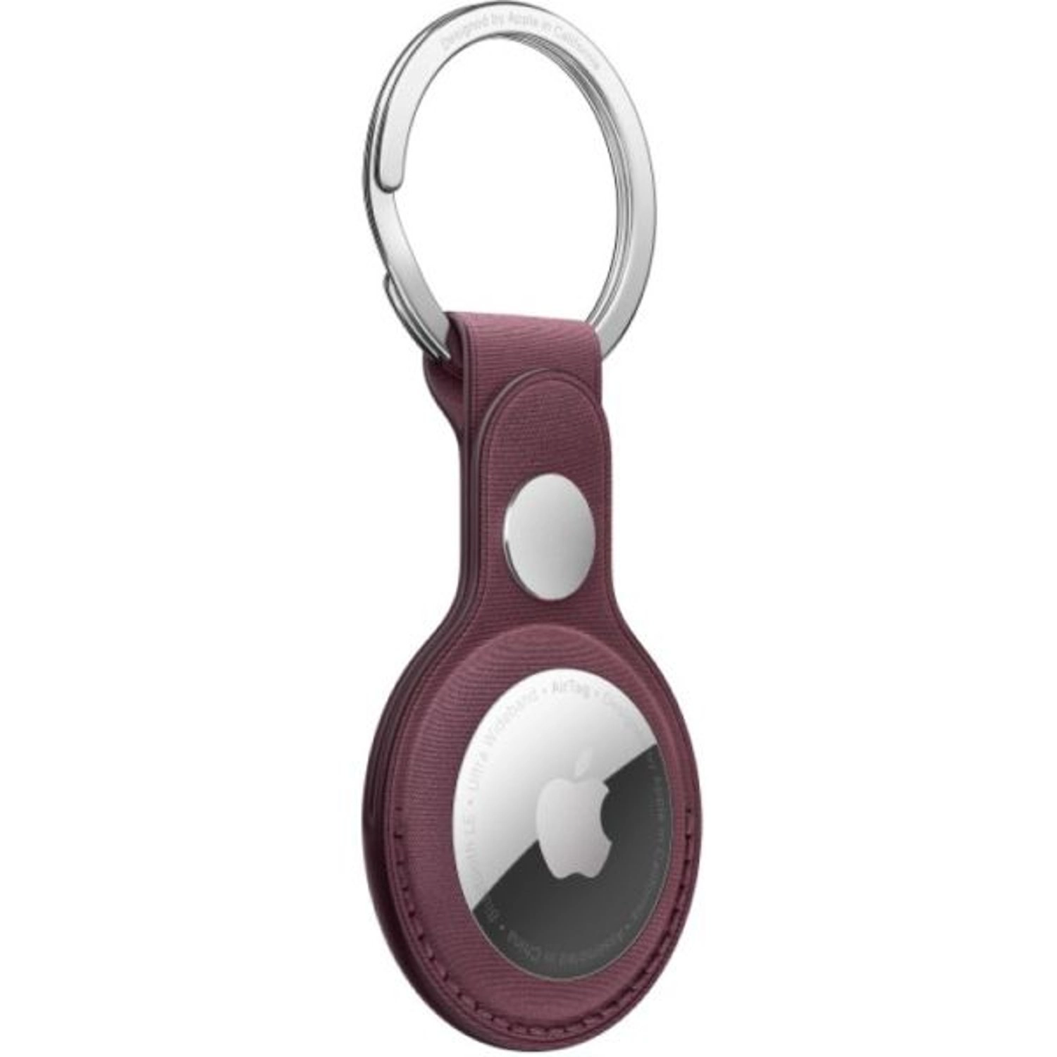 AirTag FineWoven Key Ring - Mulberry