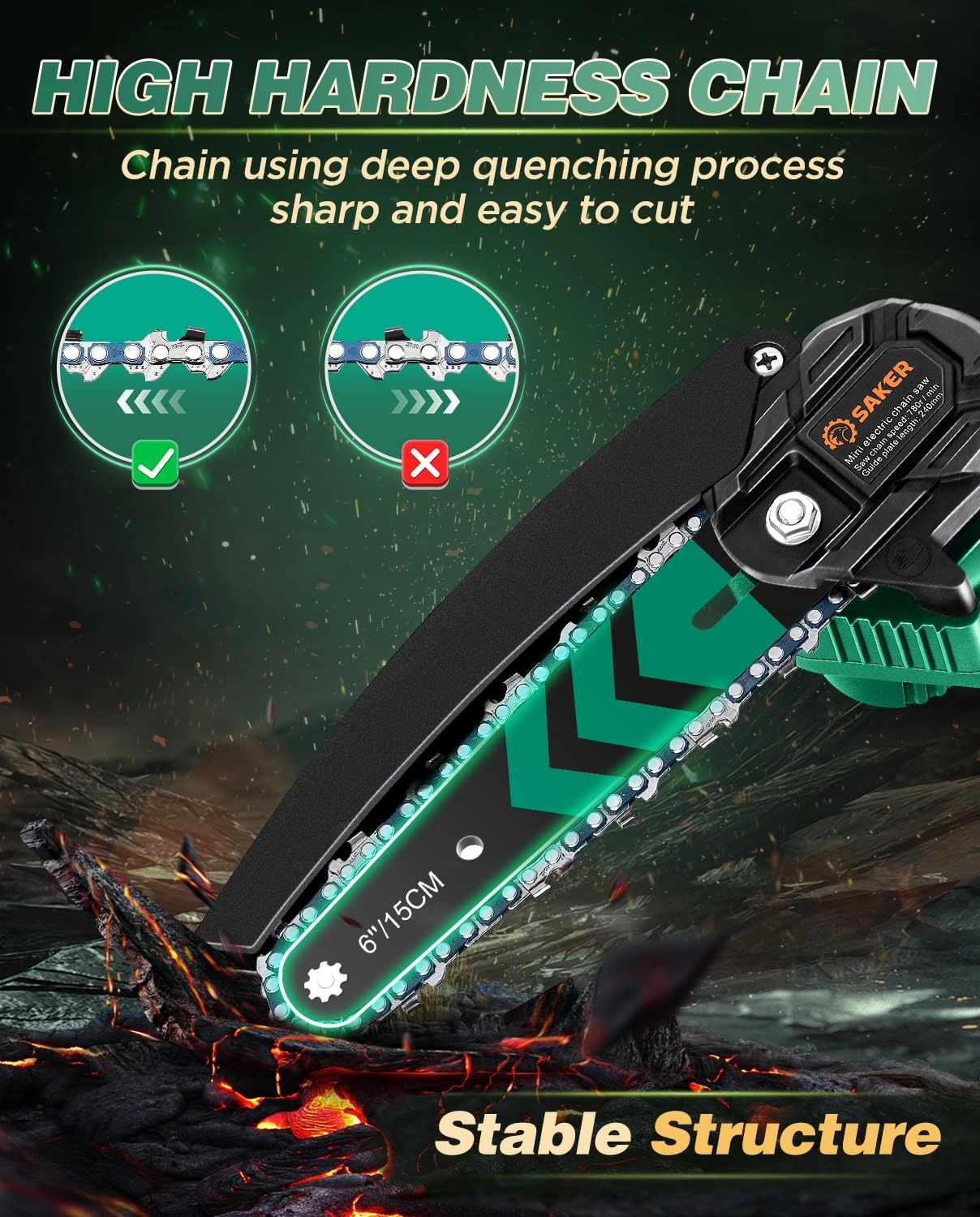 Mini Chainsaw - 550 Watts