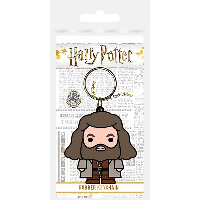 Hagrid Chibi Rubber Keychain - Harry Potter