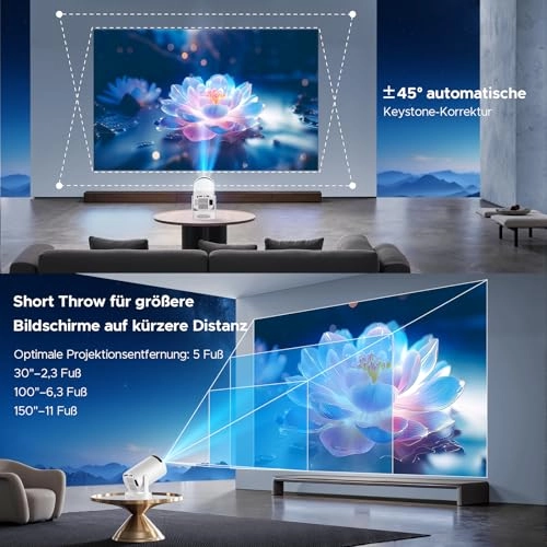 Mini Projector 300 ANSI lumens 1920 x 1080 pixels