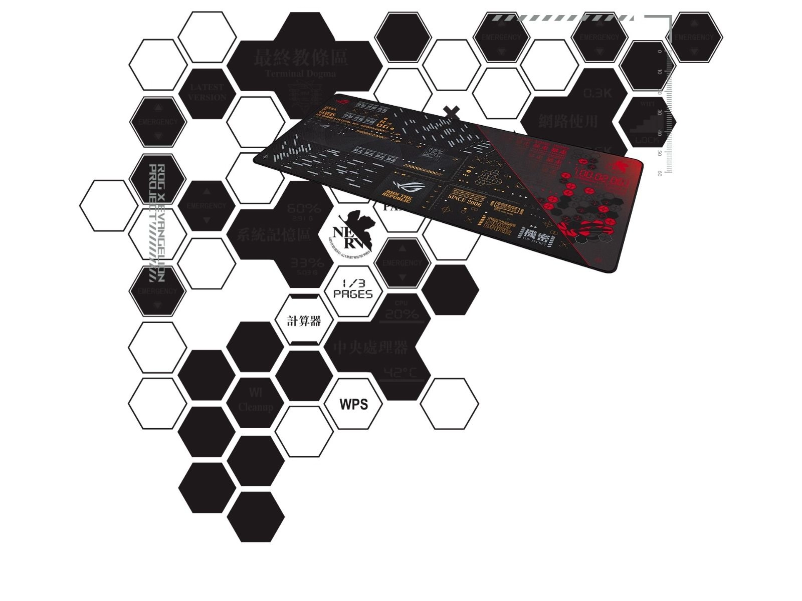 Scabbard II Rubber Gaming Mouse Pad - 14.2x10.2 cm