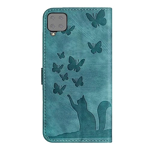 Cute Cat Case for Samsung Galaxy A22 5G - Leather Wallet