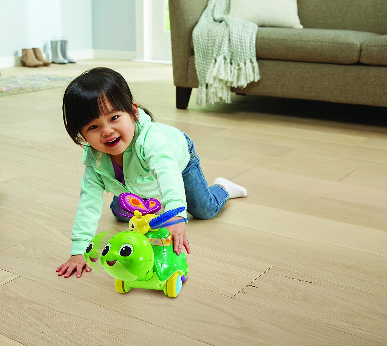 Push & Discover Turtle - 2-in-1