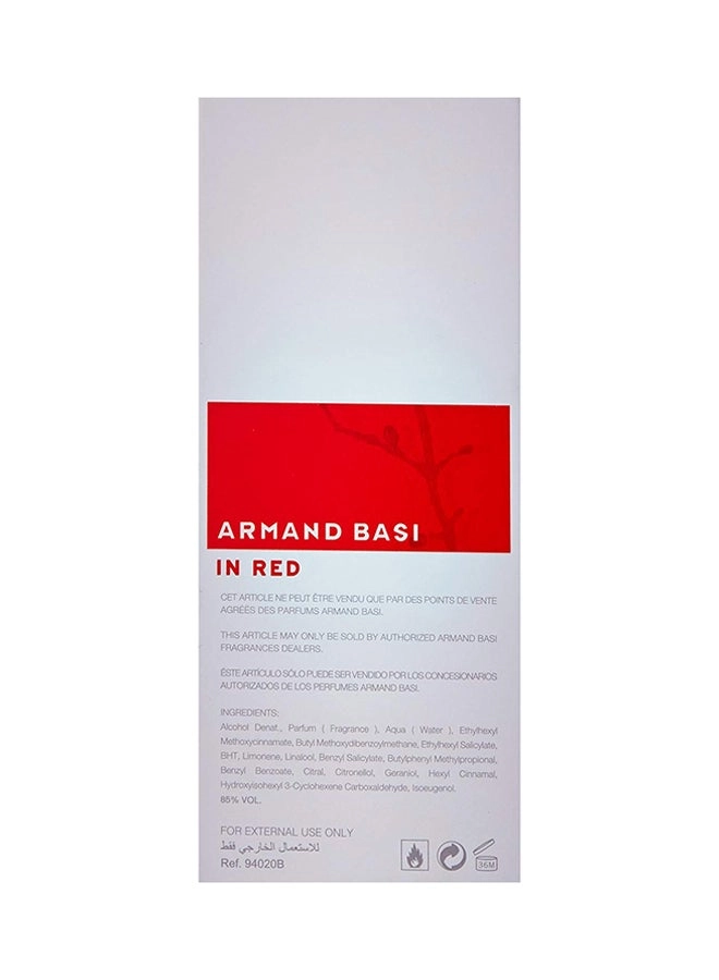 Happy In Red Eau de Toilette 100ml