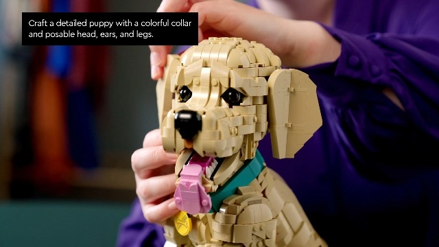 Golden Retriever Puppy (11384) - Posable Home Decor