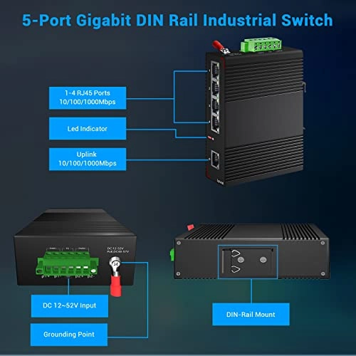 5 Port Gigabit Switch 5-Ports