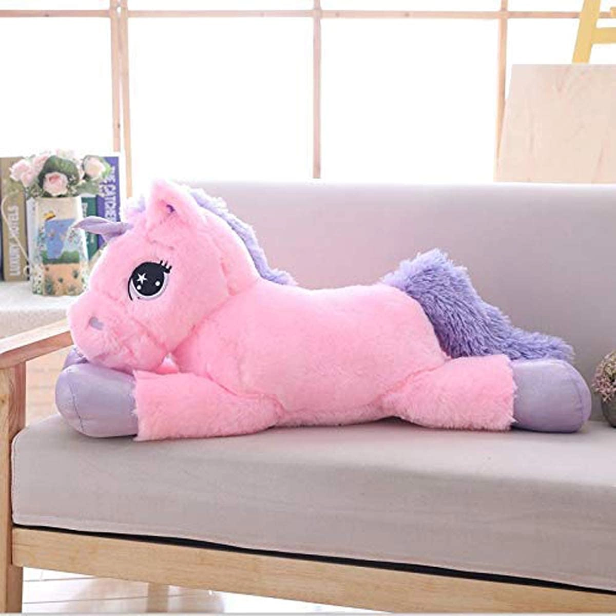 hug 'n' feel soft toys Unicorn Teddy Bear 100 cm Plush