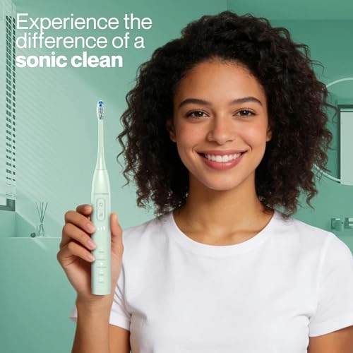 Electric Toothbrush - 5 Modes 3 Intensities Pressure Sensor