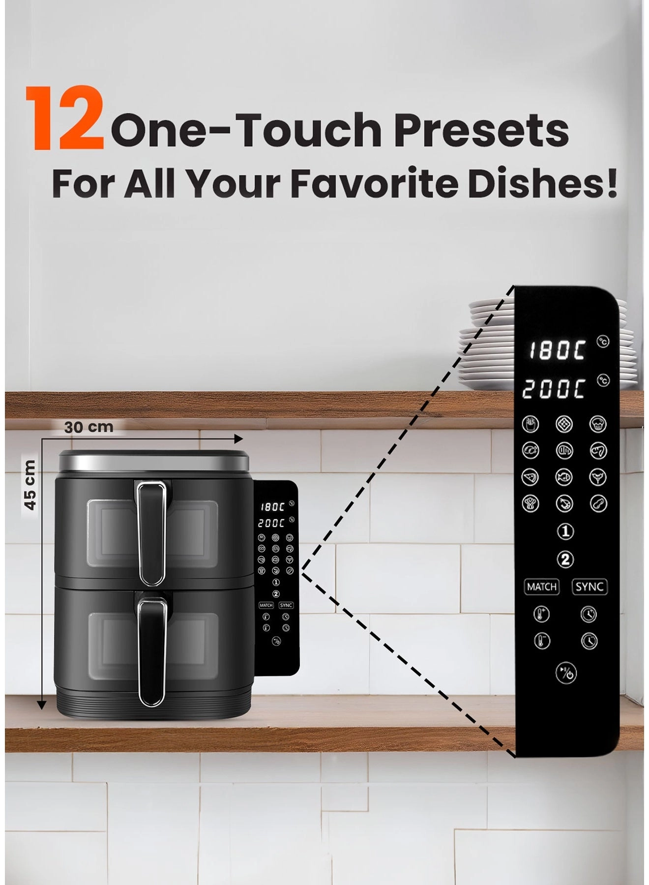 Lifestyle Double Stack PD-LFST087-BK