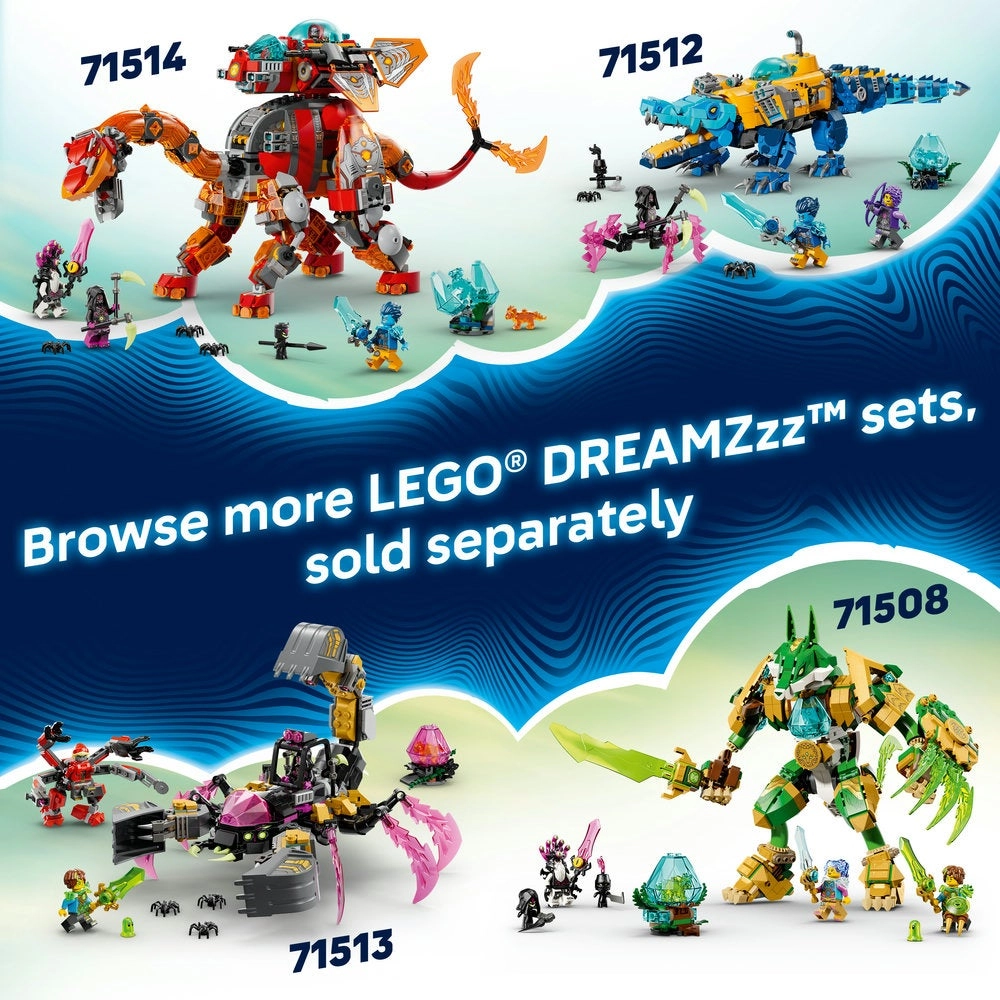 DREAMZzz 2in1 Tiger Shark Tank (71515) - 5 Minifigures